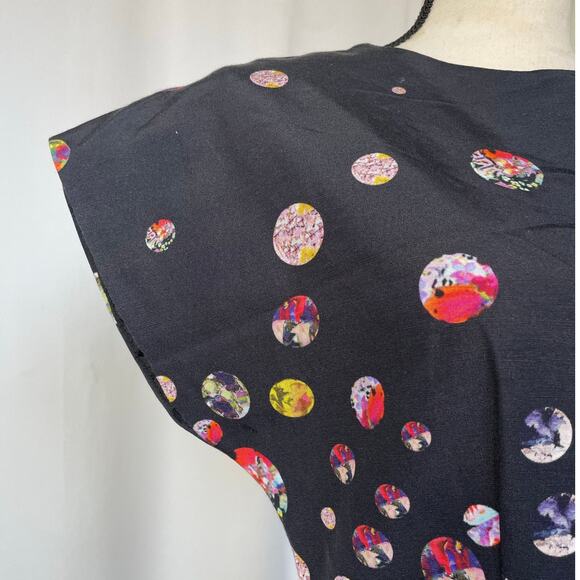 Cynthia Rowley Hourglass A-Line Cocktail Dress Size 2 / 4 Knee Length Whimsical - Picture 3 of 10